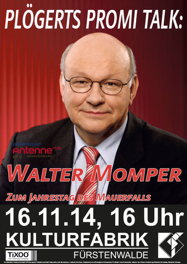 Plögerts PromiTalk mit Walter Momper SPD Fürstenwalde